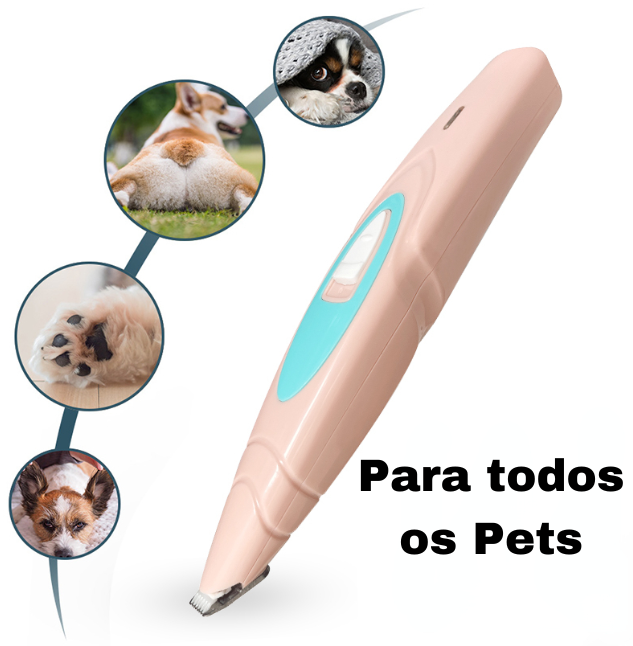 Aparador de Pelos Elétrico para Pets